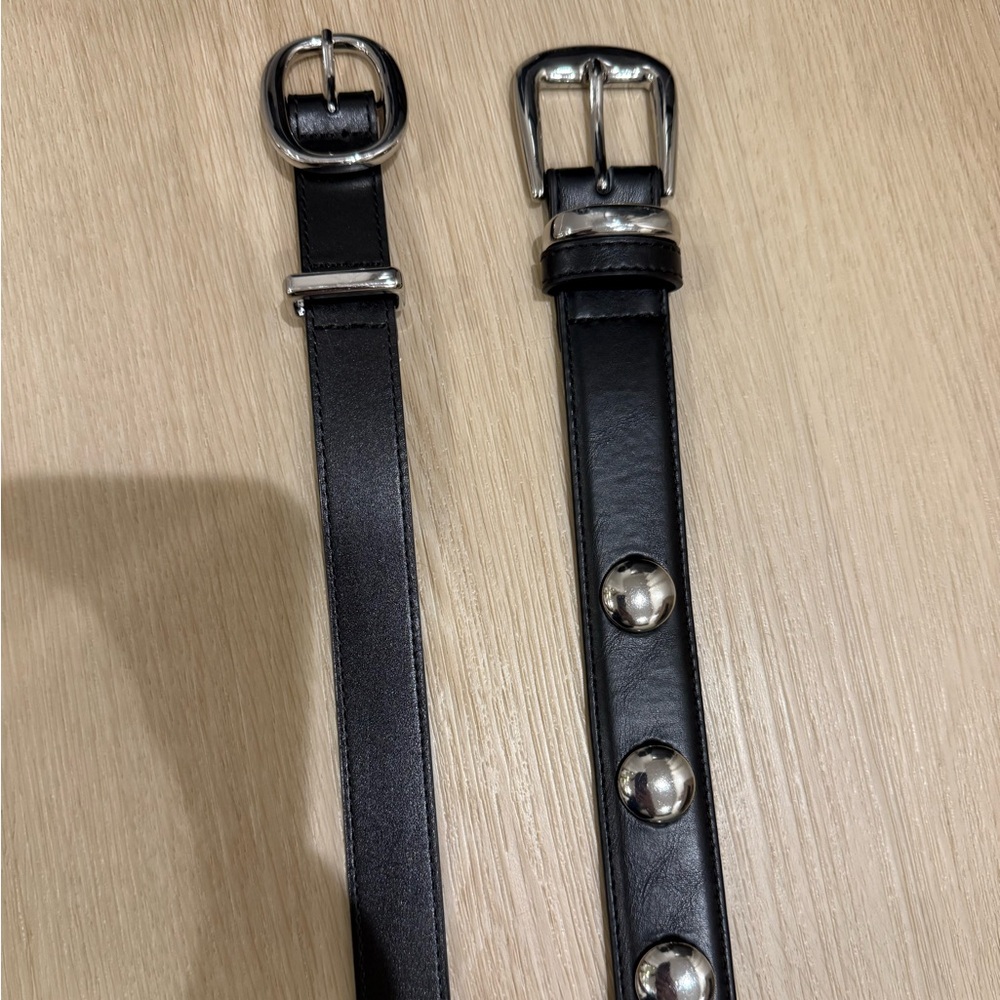 Black Leather Belt Bundle